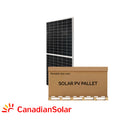 Canadian Solar 15.6kW Pallet - 600W N-Type TOPCon Bifacial Solar Panels | Up to 720W Bifacial | CS6W-600TB-AG | Full Pallet (26)