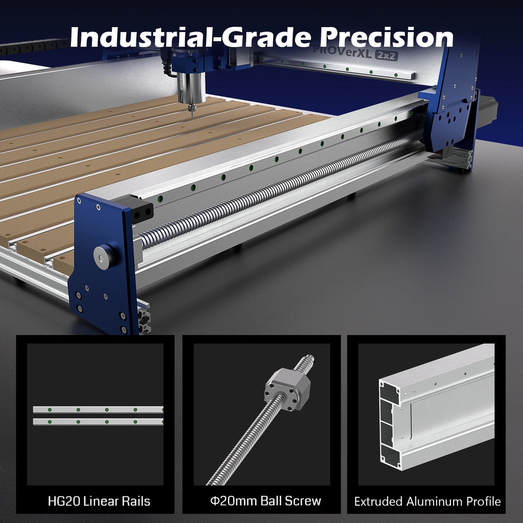 PROVerXL 2x2 CNC Router with Vectric Sotware, Professional Grade Precision & Pre-Assembled Modular Design